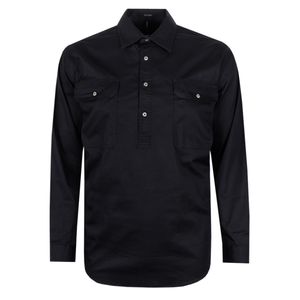 PILBARA CLOSED FRONT L/S SHIRT