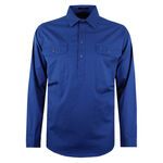 PILBARA CLOSED FRONT L/S SHIRT-shirts casual & business-BIGGUY.COM.AU