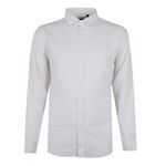 BACKBAY .225 PLAIN LINEN L/S SHIRT-new arrivals-BIGGUY.COM.AU