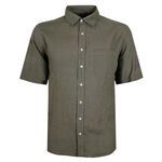 BACKBAY .225 PLAIN LINEN S/S SHIRT-new arrivals-BIGGUY.COM.AU
