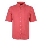 BACKBAY .225 PLAIN LINEN S/S SHIRT-new arrivals-BIGGUY.COM.AU