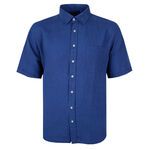 BACKBAY .225 PLAIN LINEN S/S SHIRT-new arrivals-BIGGUY.COM.AU