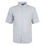 BACKBAY .225 PLAIN LINEN S/S SHIRT-new arrivals-BIGGUY.COM.AU