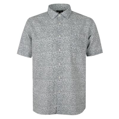 GAZMAN SAGE FERN S/S SHIRT -sale clearance-BIGGUY.COM.AU