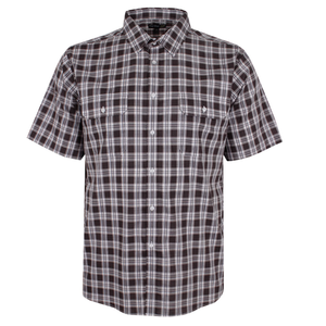 CIPOLLINI 2 POCKET PLAID S/S SHIRT