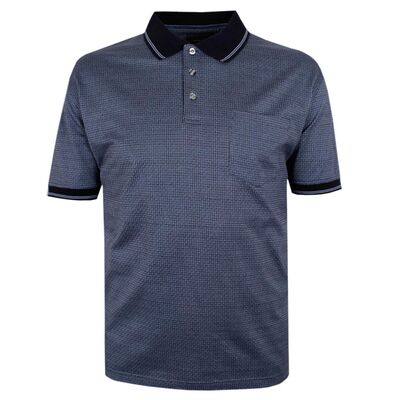 BACKBAY 102 JACQUARD MERCERIZED POLO-polos-BIGGUY.COM.AU