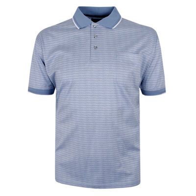 BACKBAY DOT-LINE MERCERIZED POLO-polos-BIGGUY.COM.AU