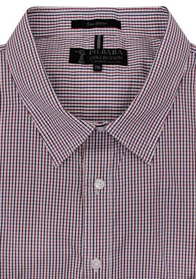 PILBARA 008 CHECK S/S SHIRT-shirts casual & business-BIGGUY.COM.AU