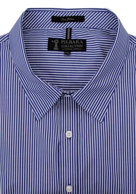 PILBARA 010 STRIPE S/S SHIRT-shirts casual & business-BIGGUY.COM.AU