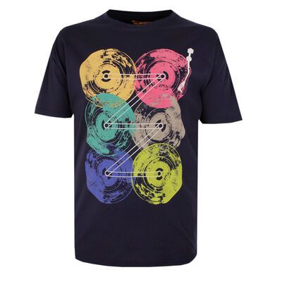 BRONCO TURNTABLE T-SHIRT-tshirts & tank tops-BIGGUY.COM.AU