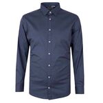 BROOKSFIELD 81 GEO TALL L/S BUSINESS SHIRT-new arrivals-BIGGUY.COM.AU