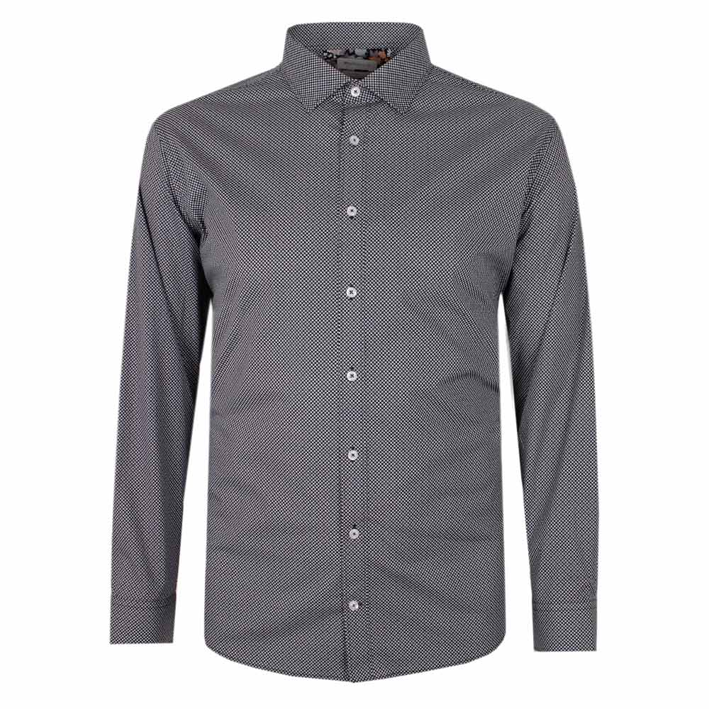 BROOKSFIELD EYE DOT L/S BUSINESS SHIRT