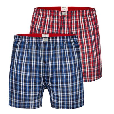DUKE PLAID TWO PACK BOXER-sleepwear-BIGGUY.COM.AU