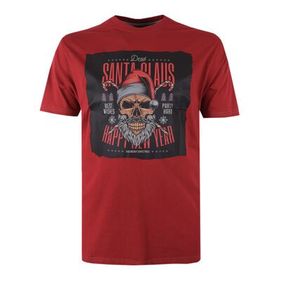 KAM DEAD SANTA T-SHIRT-sale clearance-BIGGUY.COM.AU