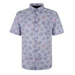 KAM DENIM LEAF S/S SHIRT-new arrivals-BIGGUY.COM.AU