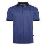 KAM ZIP COLLAR DOBBY POLO-new arrivals-BIGGUY.COM.AU