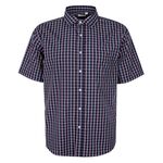 BACKBAY PK & NY CHECK S/S SHIRT-new arrivals-BIGGUY.COM.AU