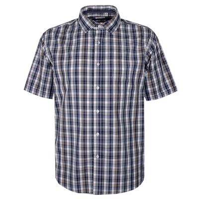BACKBAY CHECK 203 PLAID S/S SHIRT-sale clearance-BIGGUY.COM.AU