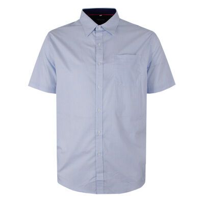 PERONE BLUE MICRO GEO S/S SHIRT -sale clearance-BIGGUY.COM.AU