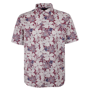 GAZMAN PINK HIBISCUS S/S SHIRT