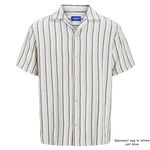 JACK & JONES STRIPE RESORT S/S SHIRT-new arrivals-BIGGUY.COM.AU