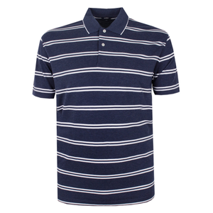 GAZMAN DOUBLE WHITE STRIPE POLO