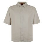HUGO BOSS LAPOULLY LINEN S/S SHIRT-new arrivals-BIGGUY.COM.AU
