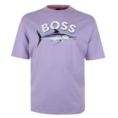 HUGO BOOS BOSS-FISH T-SHIRT-tshirts & tank tops-BIGGUY.COM.AU
