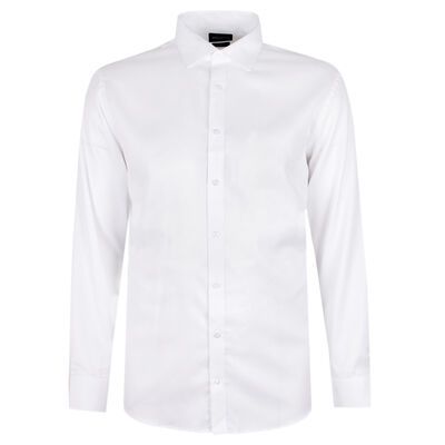 BROOKSFIELD OXFORD TALL L/S BUSINESS SHIRT-tall range-BIGGUY.COM.AU