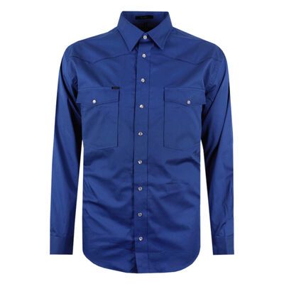 PILBARA WESTERN L/S SNAP SHIRT-shirts casual & business-BIGGUY.COM.AU
