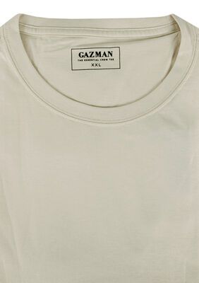GAZMAN BASIC CREW 22 S/S T-SHIRT-tshirts & tank tops-BIGGUY.COM.AU