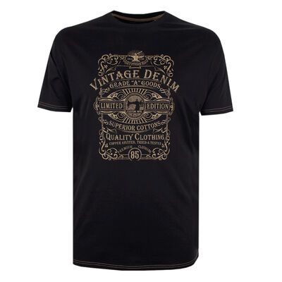KAM VINTAGE PRINT T-SHIRT-tshirts & tank tops-BIGGUY.COM.AU