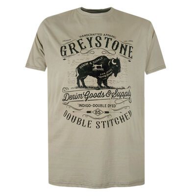 KAM GREYSTONE T-SHIRT-tshirts & tank tops-BIGGUY.COM.AU