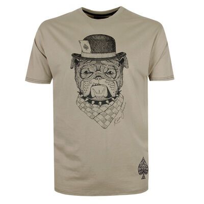 KAM BULLDOG & SPADE T-SHIRT-tshirts & tank tops-BIGGUY.COM.AU