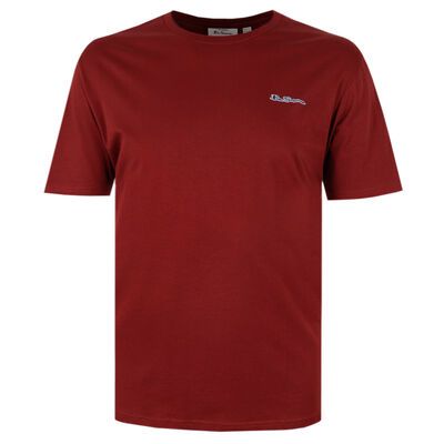 BEN SHERMAN SILICONE BADGE T-SHIRT-tshirts & tank tops-BIGGUY.COM.AU