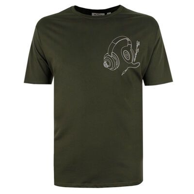 BEN SHERMAN HEADSET T-SHIRT-tshirts & tank tops-BIGGUY.COM.AU