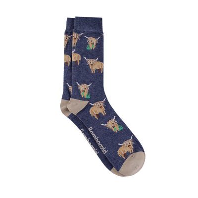 BAMBOOZLD HIGHLAND COW SOCKS-new arrivals-BIGGUY.COM.AU