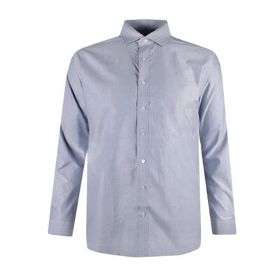DANIEL HECHTER OXFORD L/S BUSINESS SHIRT-new arrivals-BIGGUY.COM.AU