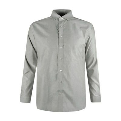 DANIEL HECHTER OXFORD L/S BUSINESS SHIRT-new arrivals-BIGGUY.COM.AU