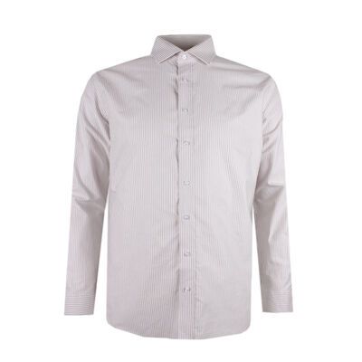 DANIEL HECHTER STRIPE L/S BUSINESS SHIRT-new arrivals-BIGGUY.COM.AU