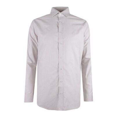 DANIEL HECTHER TALL STRIPE L/S BUSINESS SHIRT-new arrivals-BIGGUY.COM.AU