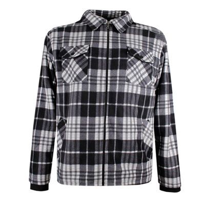 PILBARA SHERPA LINED CHECK JACKET-new arrivals-BIGGUY.COM.AU