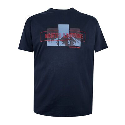 NORTH LATITUDE EMBROIDERY T-SHIRT-new arrivals-BIGGUY.COM.AU