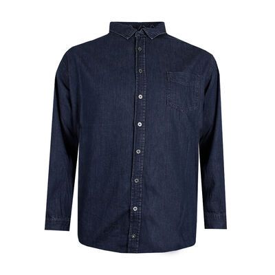 NORTH LATITUDE DENIM L/S SHIRT-new arrivals-BIGGUY.COM.AU