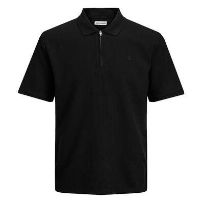 JACK & JONES TEX AUSTINE ZIP POLO-new arrivals-BIGGUY.COM.AU