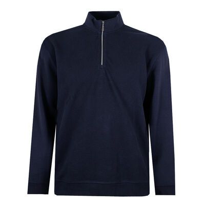 BACKBAY NAVY TEX ¼ PULL OVER-new arrivals-BIGGUY.COM.AU