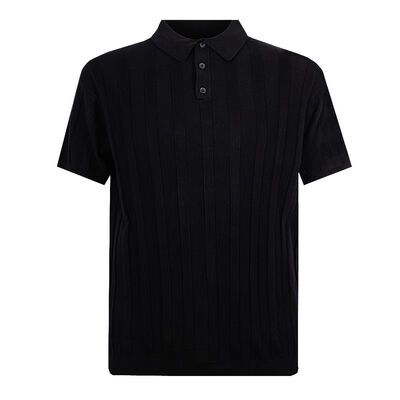 NORTH LATITUDE RIBBED KNIT POLO-new arrivals-BIGGUY.COM.AU