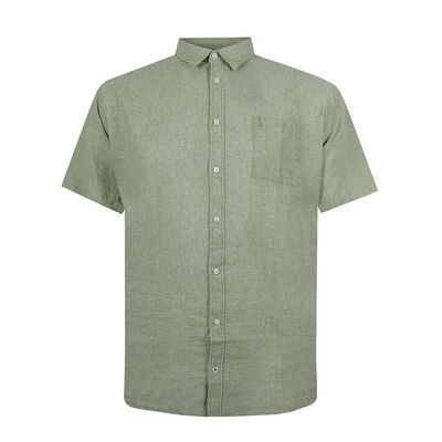 NORTH LATITUDE PLAIN LINEN S/S SHIRT-new arrivals-BIGGUY.COM.AU