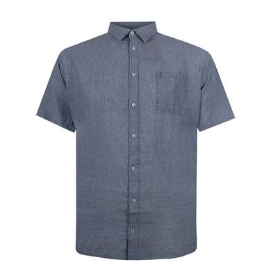 NORTH LATITUDE PLAIN LINEN S/S SHIRT-new arrivals-BIGGUY.COM.AU