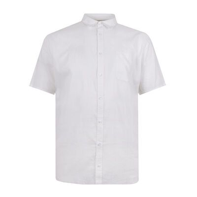 NORTH LATITUDE PLAIN LINEN S/S SHIRT-new arrivals-BIGGUY.COM.AU